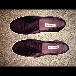 Velvet Steve Madden sneakers (on hold)